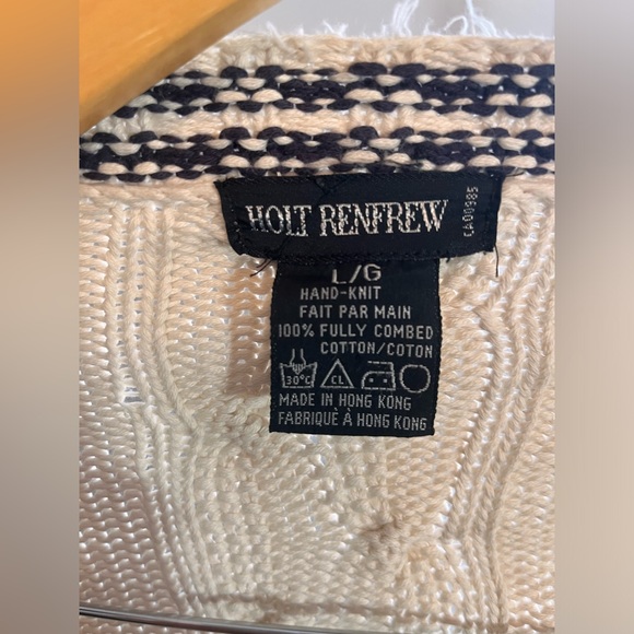 Vintage Holt Renfrew Varsity Sweater - Picture 4 of 7